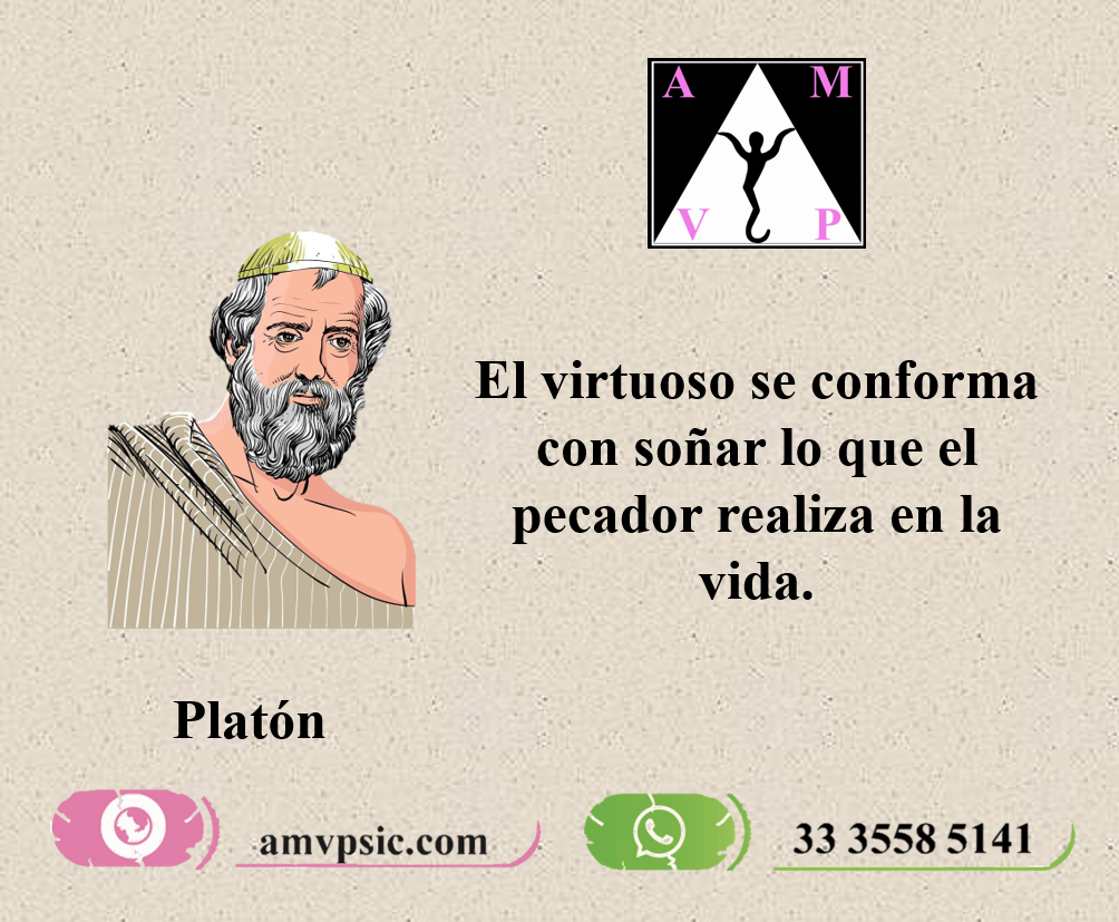 Frases de Platón amvpsic psicóloga en linea San Miguel el Alto Jalisco filosofía reflexión 