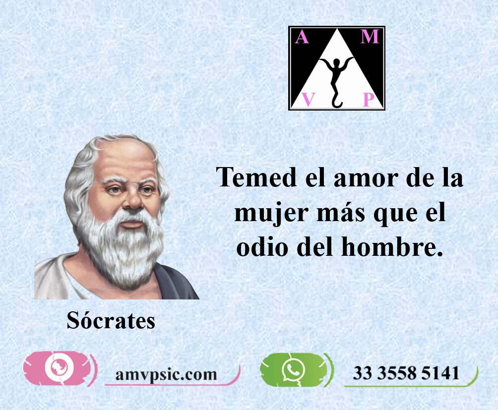 Frases de Sócrates amvpsic psicóloga en linea San Miguel el Alto Jalisco filosofía reflexión 