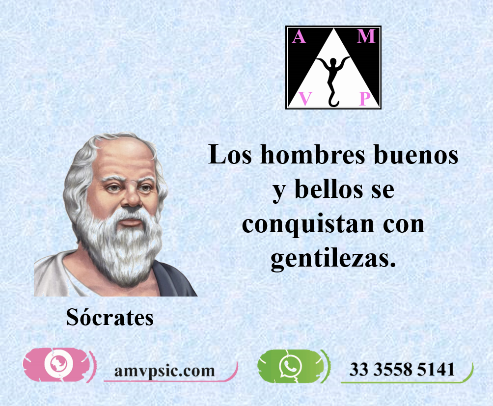 Frases de Sócrates amvpsic psicóloga en linea San Miguel el Alto Jalisco filosofía reflexión 