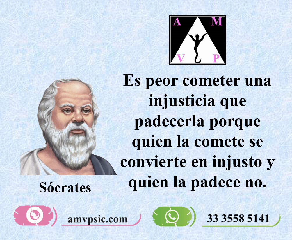 Frases de Sócrates amvpsic psicóloga en linea San Miguel el Alto Jalisco filosofía reflexión 