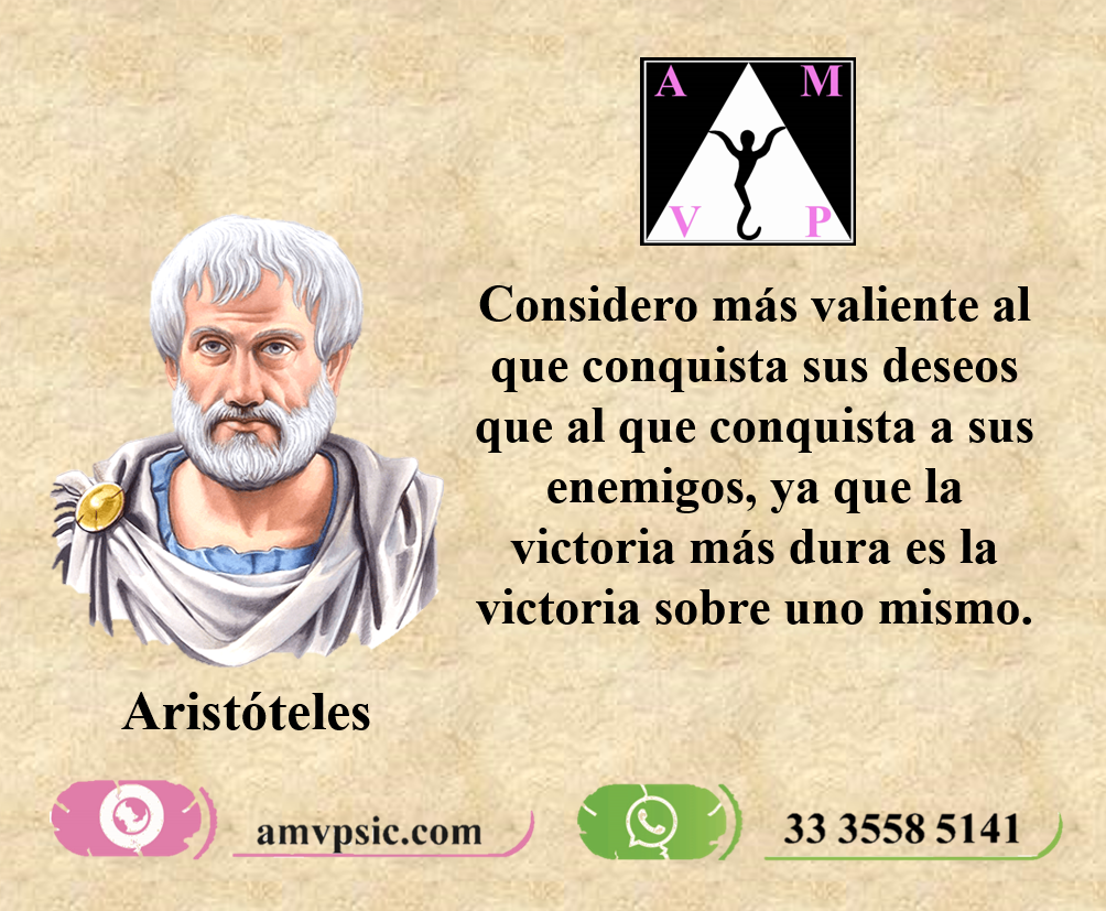 Frases de Aristóteles amvpsic psicologa en linea San Miguel el Alto Jalisco